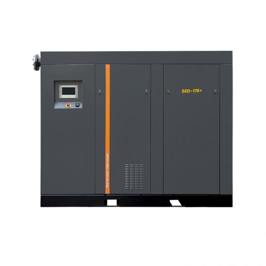 SED-175+ 132 kW Permanent Magnet Two-stage Variable Frequency Screw Air Compressor – Energy-efficient compressor for large-scale medical manufacturing applications