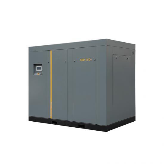 SED-150+ 110 kW Permanent Magnet Two-stage Variable Frequency Screw Air Compressor – A flagship energy-efficient compressor for heavy industry