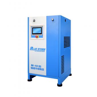 Blue Storm M2.0-10 compact 7.5 kW permanent magnet variable speed screw air compressor