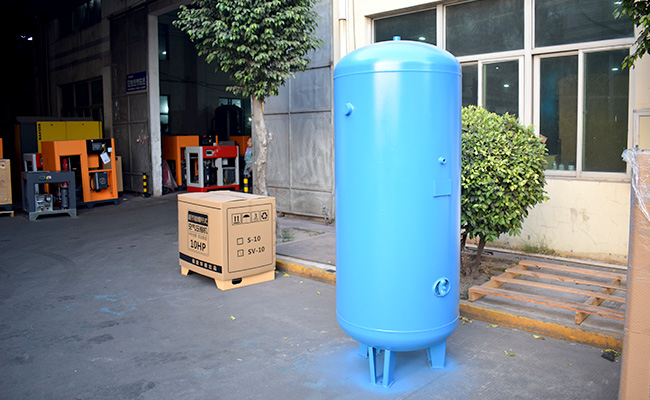  Como Tanque de ar grande e secador de ar deve O compressor de ar pode ser equipado com